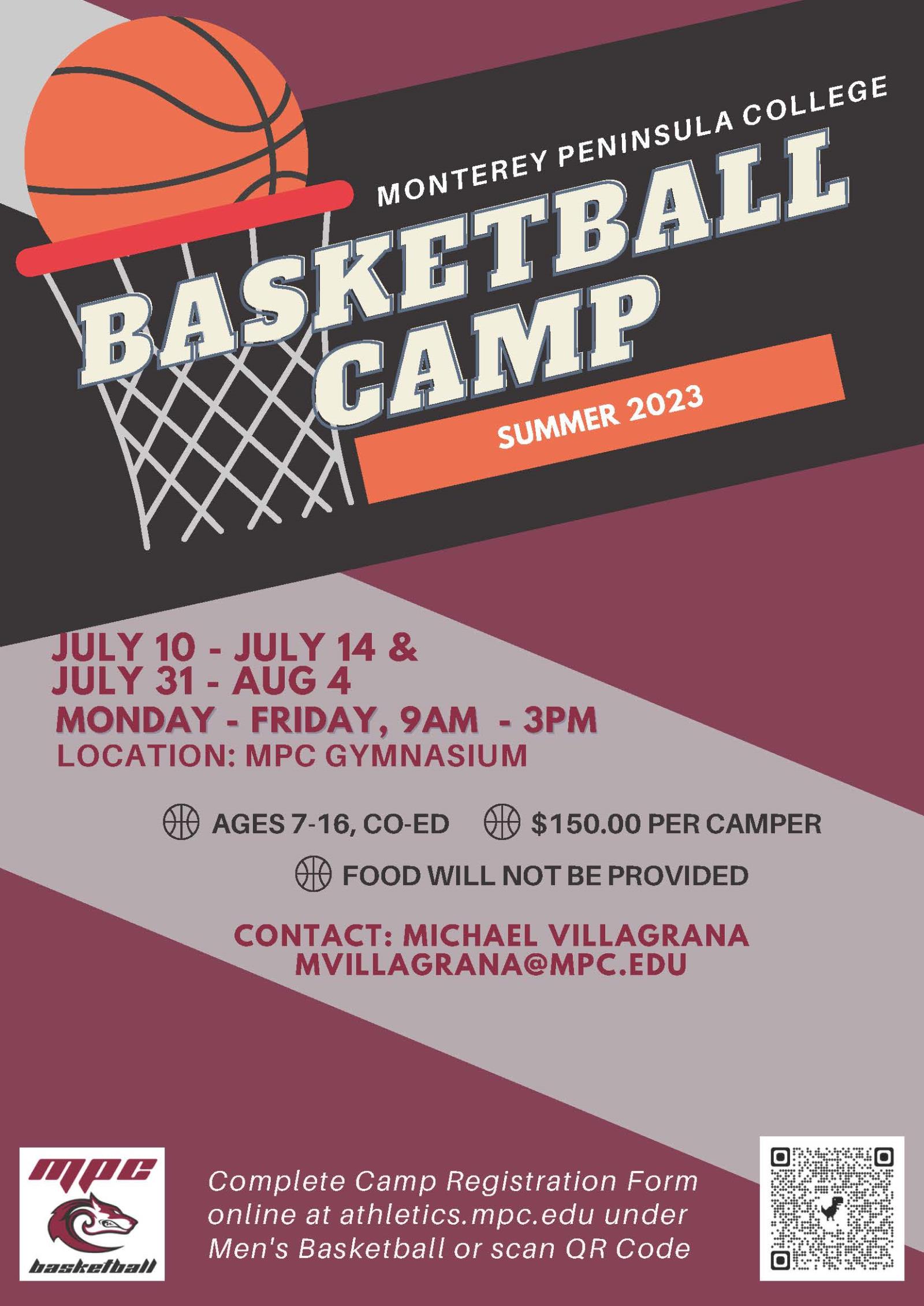 MPC Basketball Camp Flyer 2023