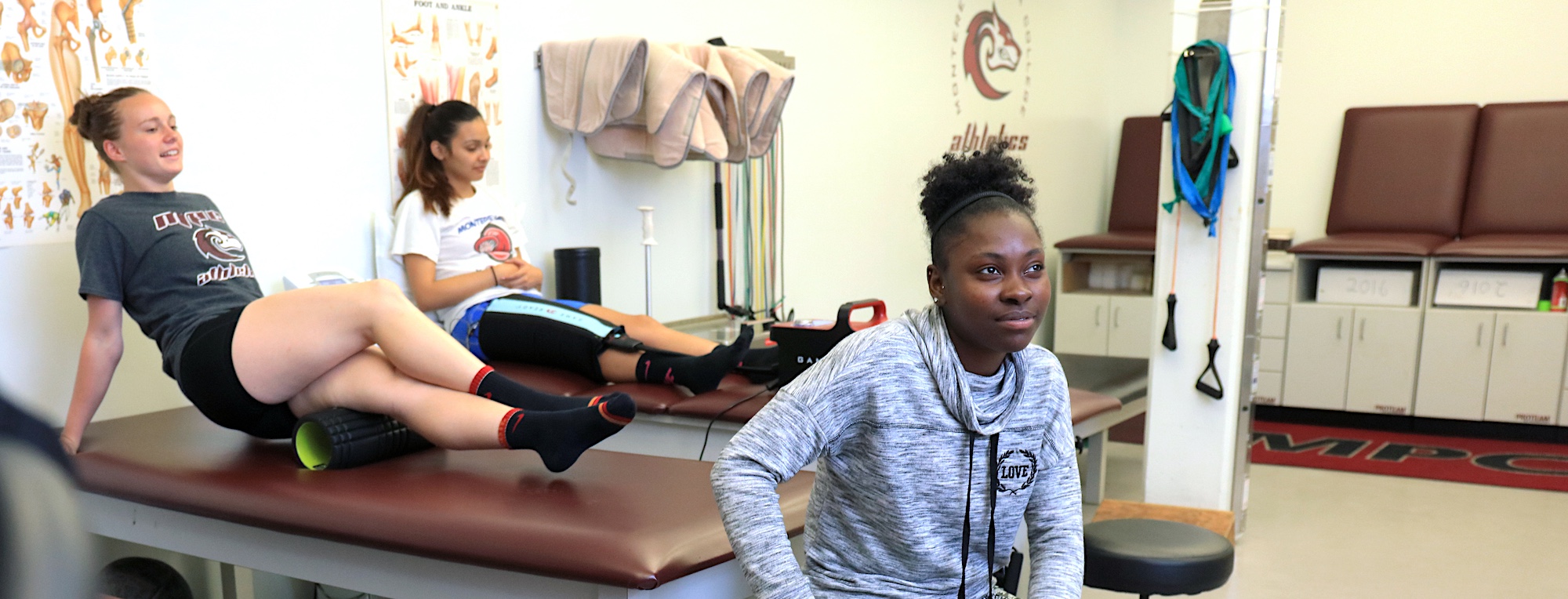 MPC Student Athletes Undergoing Physical Therapy and Athletic Training