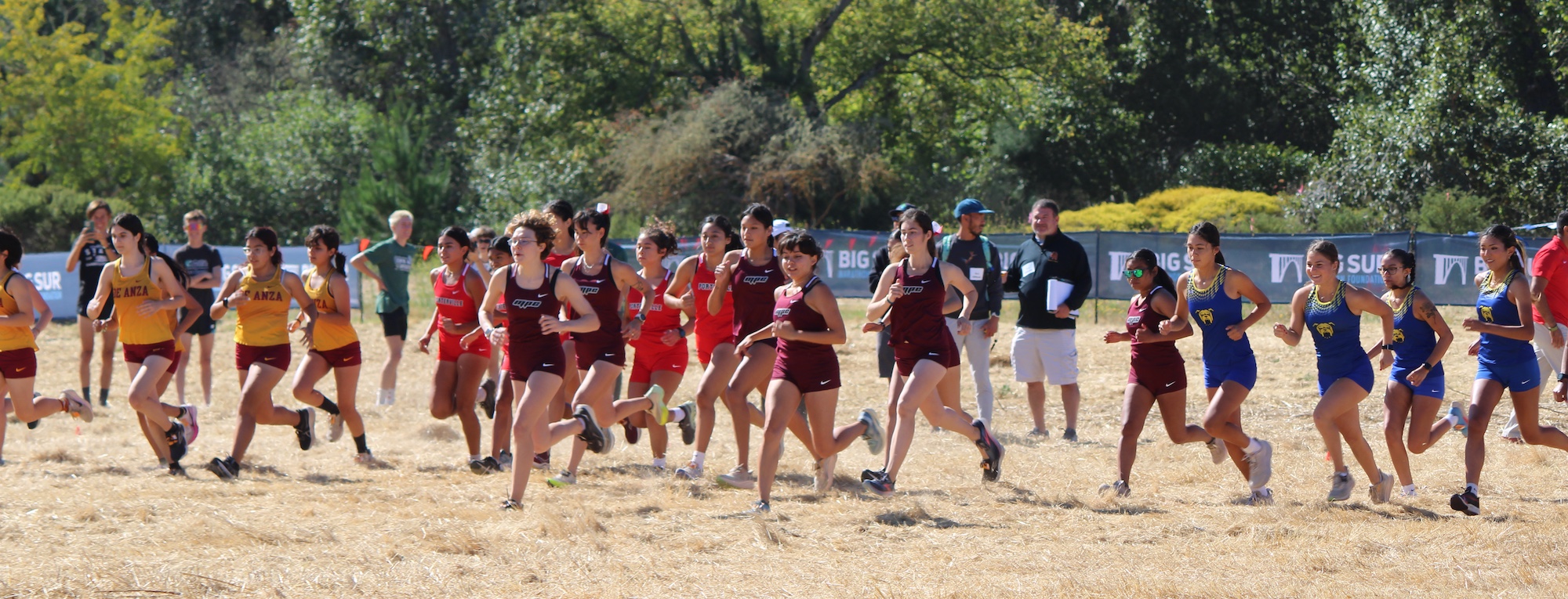 MPC Women's Cross Country Team Starting Race